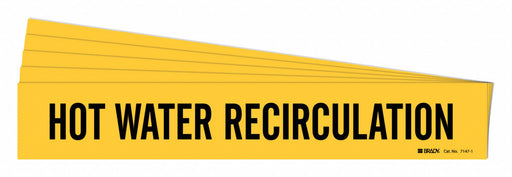 Pipe Marker Hot Water Recirculation PK5