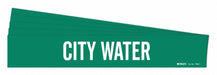 Pipe Marker City Water PK5