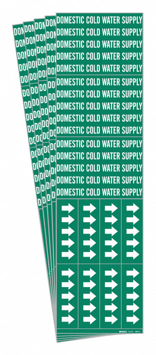 Pipe Marker Domestic Cold Water Sup. PK5