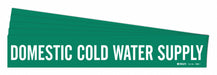 Pipe Marker Domestic Cold Water Sup. PK5