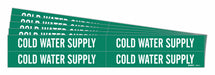 Pipe Marker Cold Water Supply PK5
