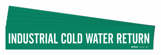 Pipe Marker Industrial Cold Water PK5