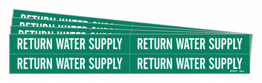 Pipe Marker Reheat Water Return PK5