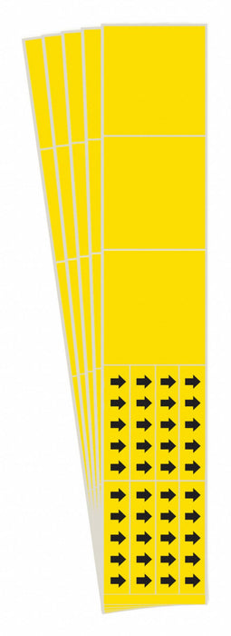 Pipe Marker Adhesive Black No Legend PK5