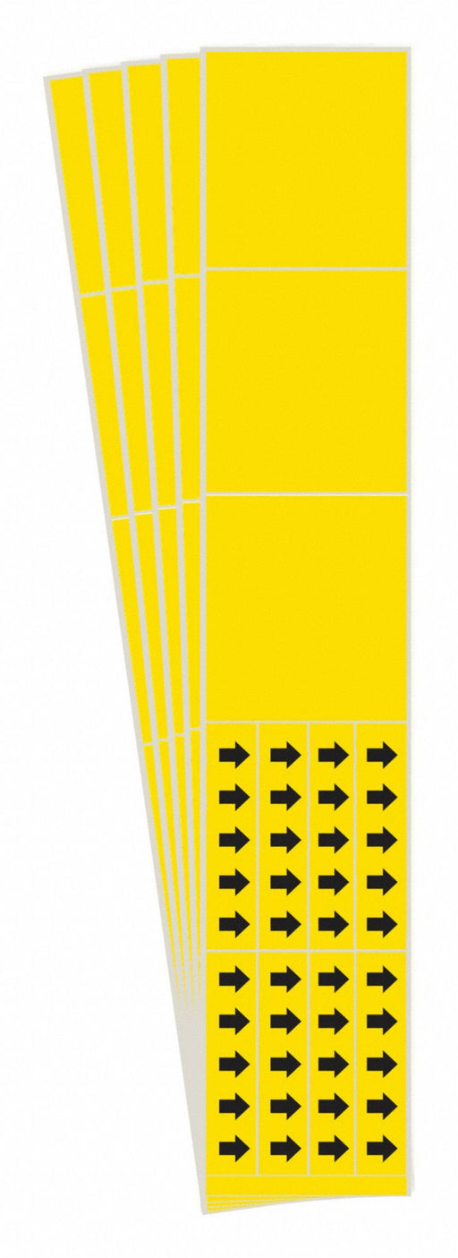 Pipe Marker Adhesive Black No Legend PK5