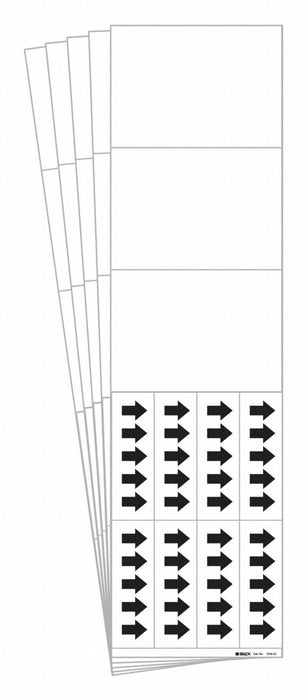 Pipe Marker Adhesive Black No Legend PK5