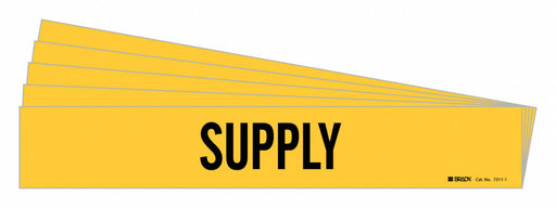 Pipe Marker Adhesive Black Supply PK5