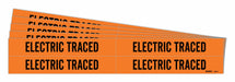 Pipe Marker Black Electric Traced PK5