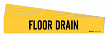 Pipe Marker Black Floor Drain PK5