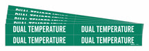 Pipe Marker White Dual Temperature PK5