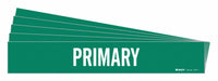 Pipe Marker Adhesive White Primary PK5