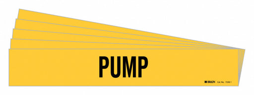 Pipe Marker Adhesive Black Pump PK5