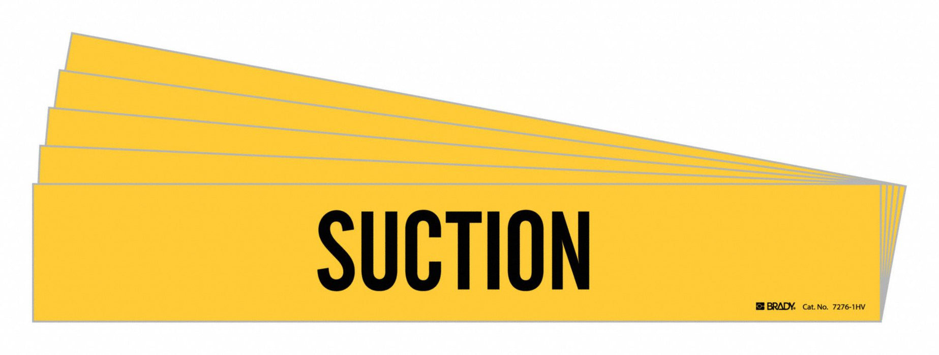 Pipe Marker Adhesive Black Suction PK5