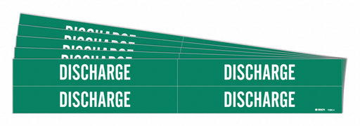 Pipe Marker Adhesive White Discharge PK5