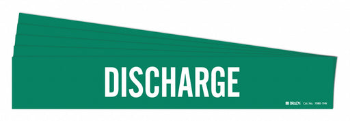 Pipe Marker Adhesive White Discharge PK5