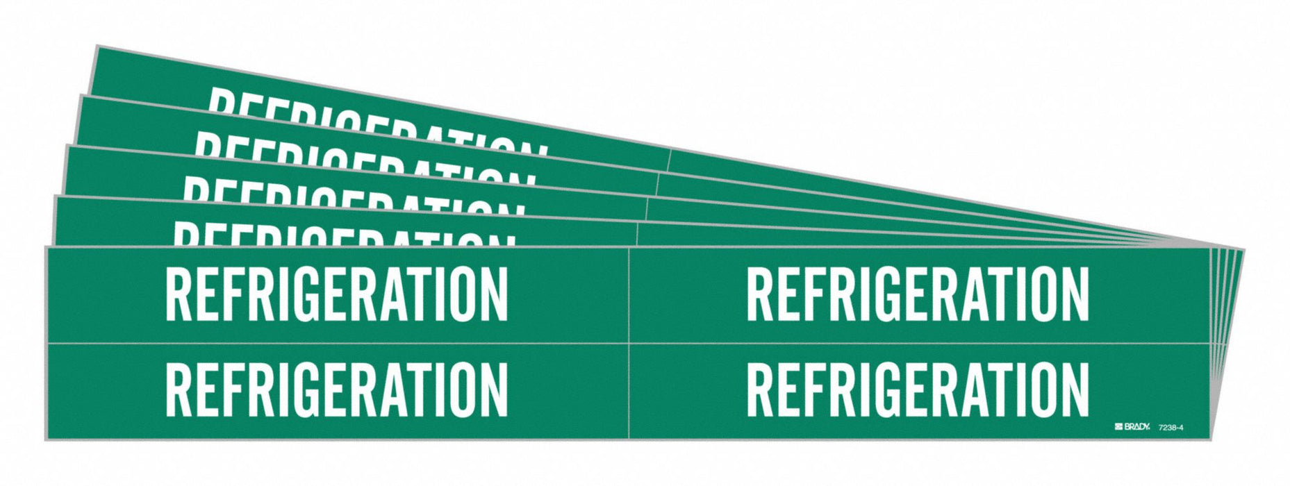 Pipe Marker White Refrigeration PK5