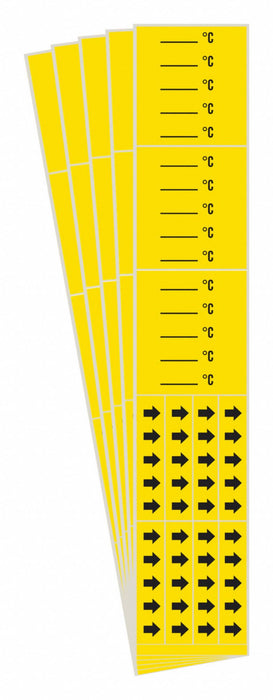 Pipe Marker Adhesive Black C PK5
