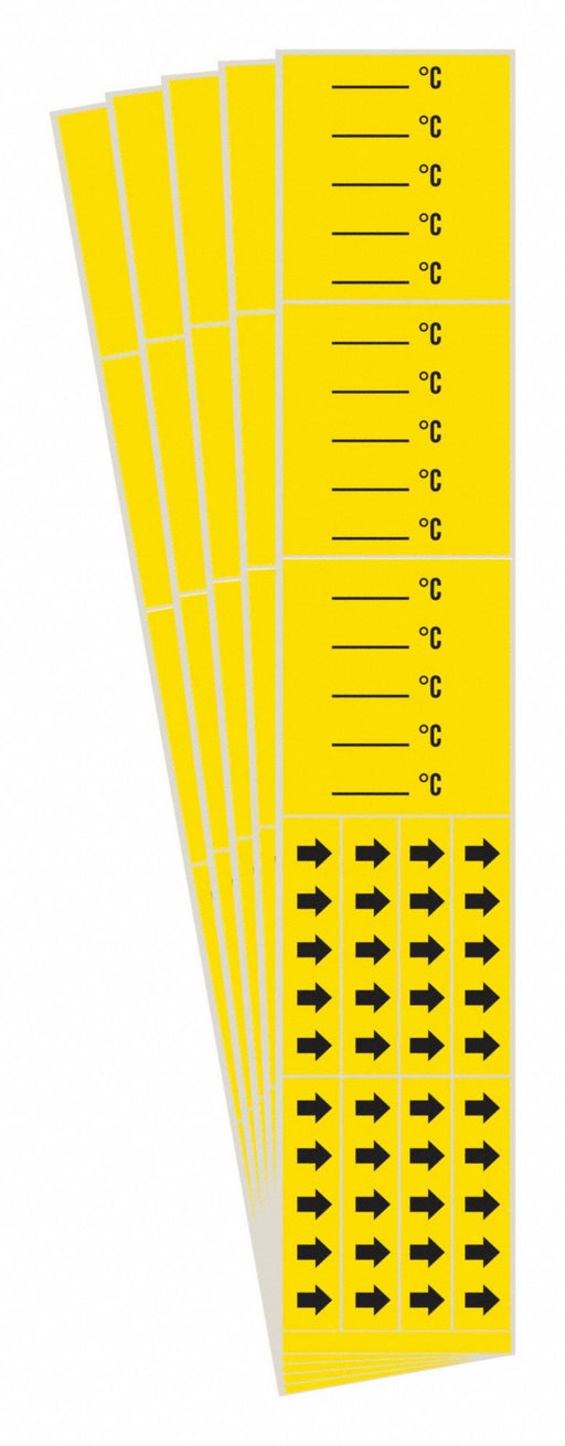 Pipe Marker Adhesive Black C PK5