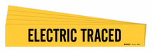 Pipe Marker Black Electric Traced PK5