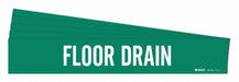 Pipe Marker White Floor Drain PK5