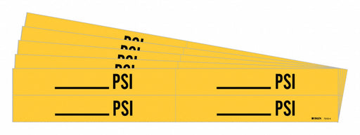 Pipe Marker Adhesive Black PSI PK5