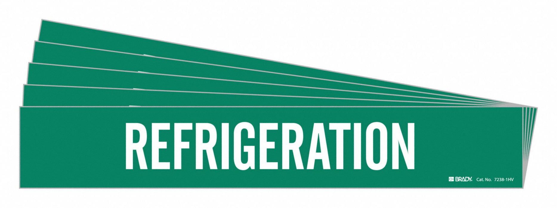 Pipe Marker White Refrigeration PK5