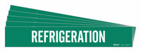 Pipe Marker White Refrigeration PK5