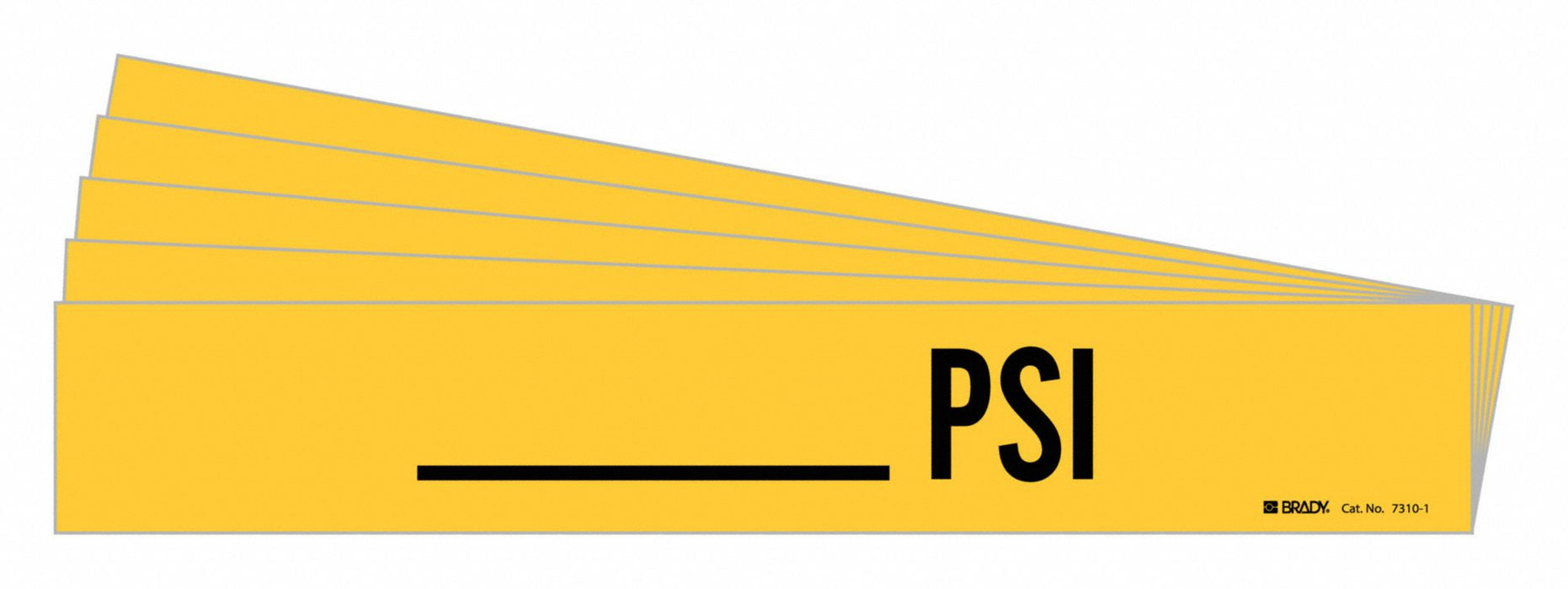Pipe Marker Adhesive Black PSI PK5
