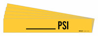 Pipe Marker Adhesive Black PSI PK5
