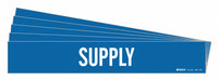 Pipe Marker Adhesive White Supply PK5