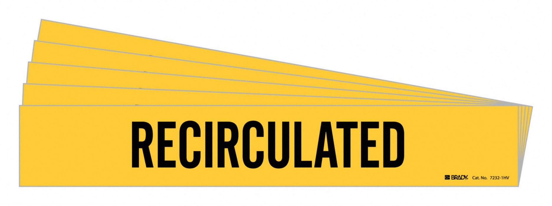 Pipe Marker Black Recirculated PK5