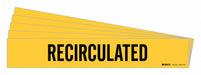 Pipe Marker Black Recirculated PK5