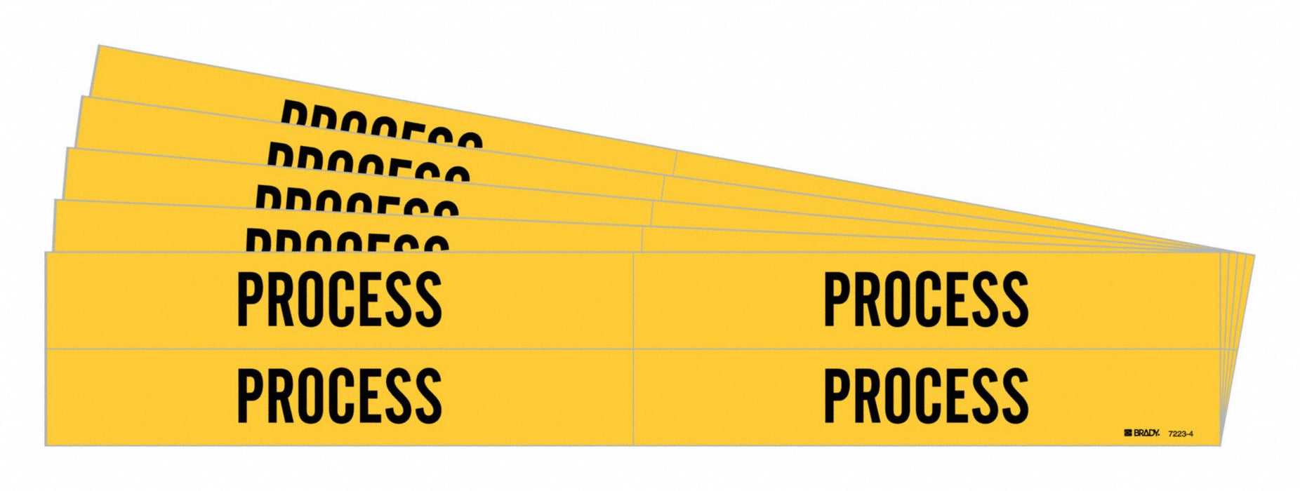 Pipe Marker Adhesive Black Process PK5