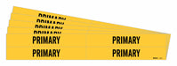 Pipe Marker Adhesive Black Primary PK5