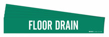 Pipe Marker White Floor Drain PK5