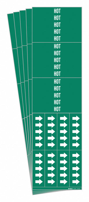 Pipe Marker Adhesive White Hot PK5