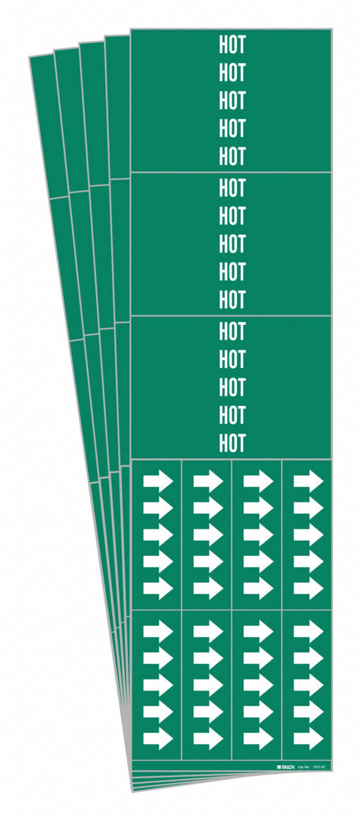 Pipe Marker Adhesive White Hot PK5