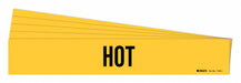 Pipe Marker Adhesive Black Hot PK5