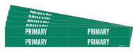 Pipe Marker Adhesive White Primary PK5