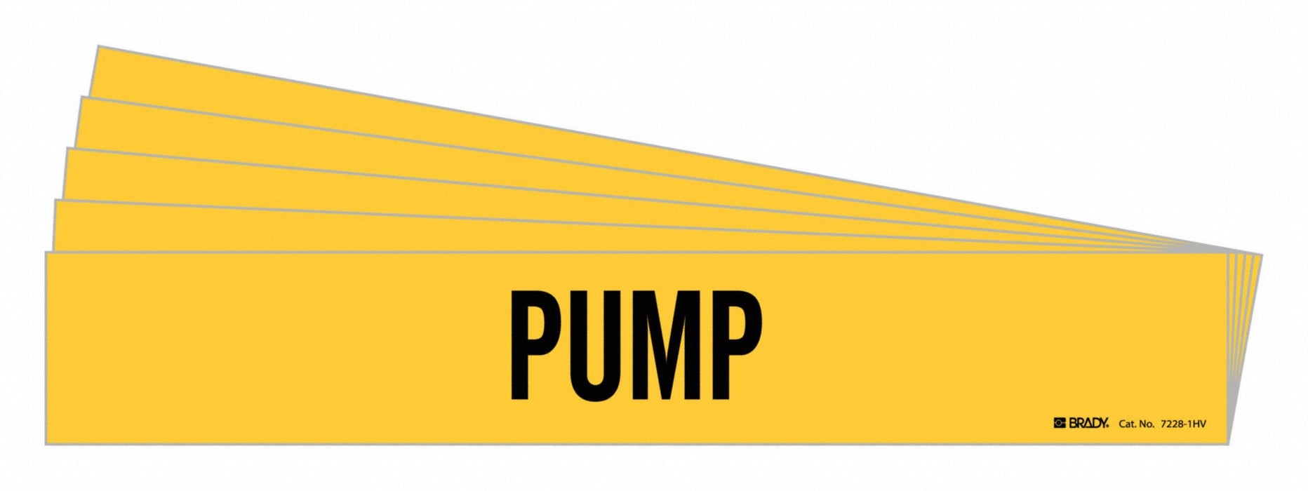 Pipe Marker Adhesive Black Pump PK5