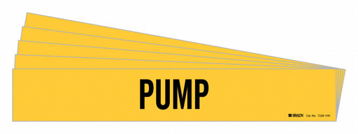 Pipe Marker Adhesive Black Pump PK5