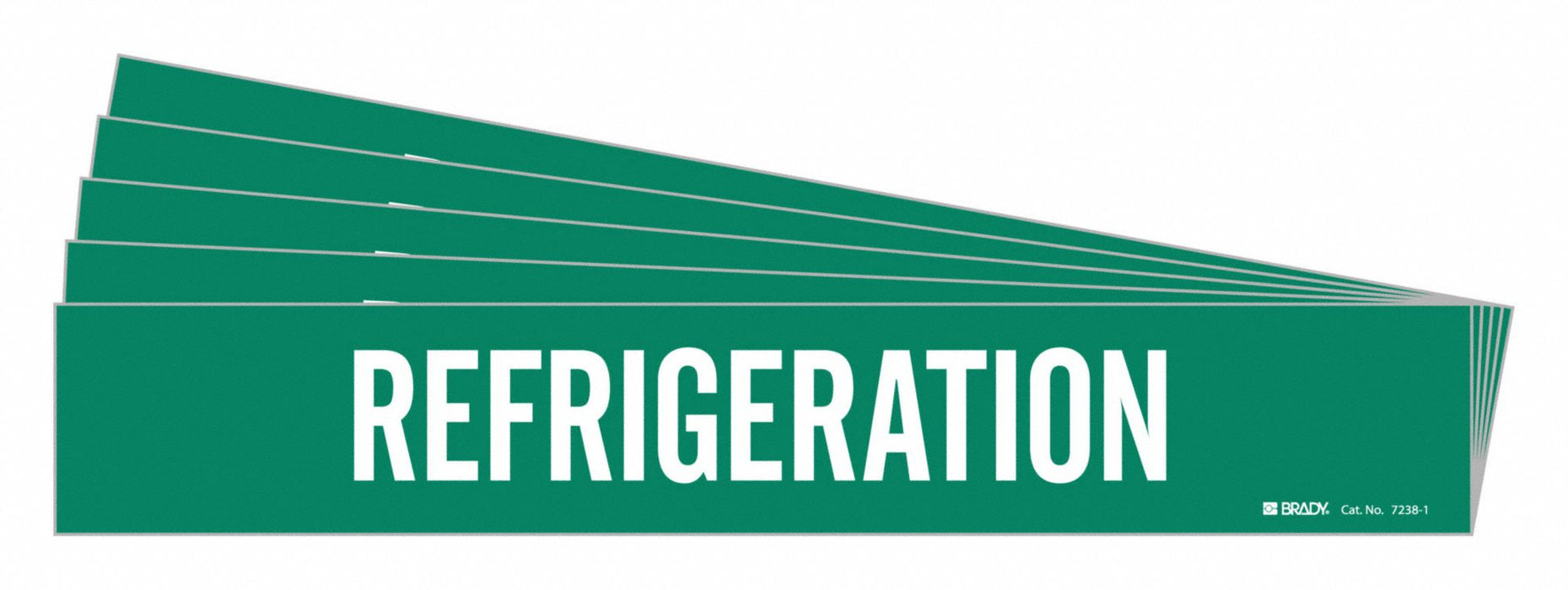 Pipe Marker White Refrigeration PK5