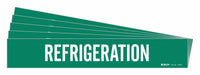 Pipe Marker White Refrigeration PK5