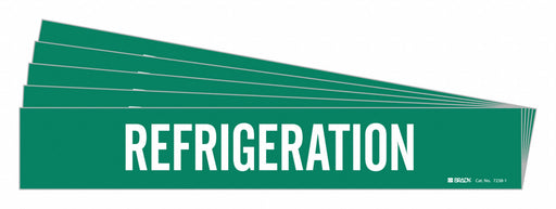 Pipe Marker White Refrigeration PK5