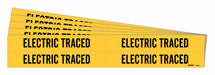 Pipe Marker Black Electric Traced PK5