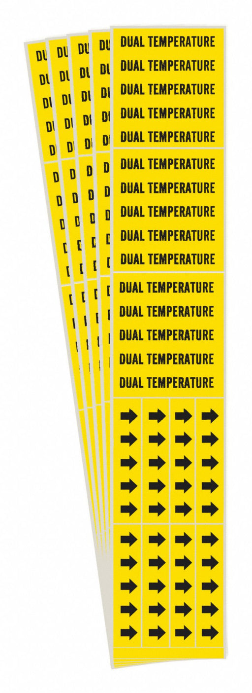 Pipe Marker Black Dual Temperature PK5