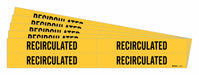 Pipe Marker Black Recirculated PK5