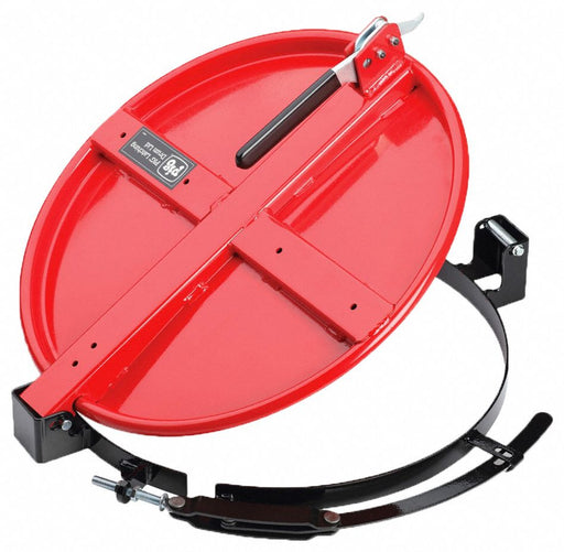 Drum Lid Red Steel 20.5 in L