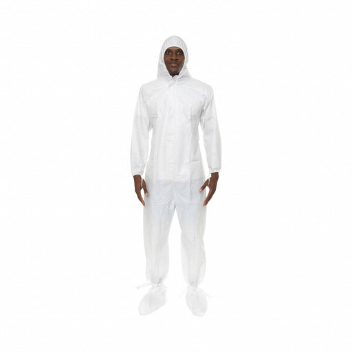 Sterile Coverall White M PK25