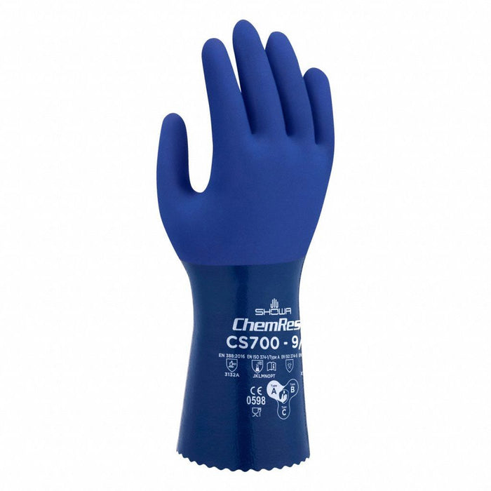 ChemResistantGloves Blu Pnked S 7 PR